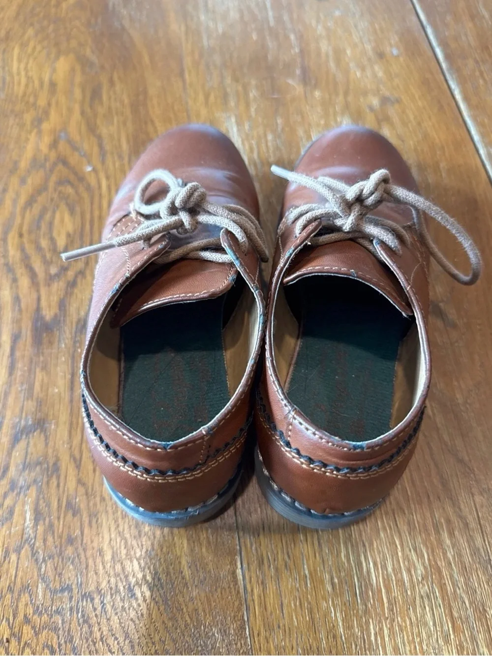 Original Penguin Kids Tan/Brown Lace-Up Dress Shoes